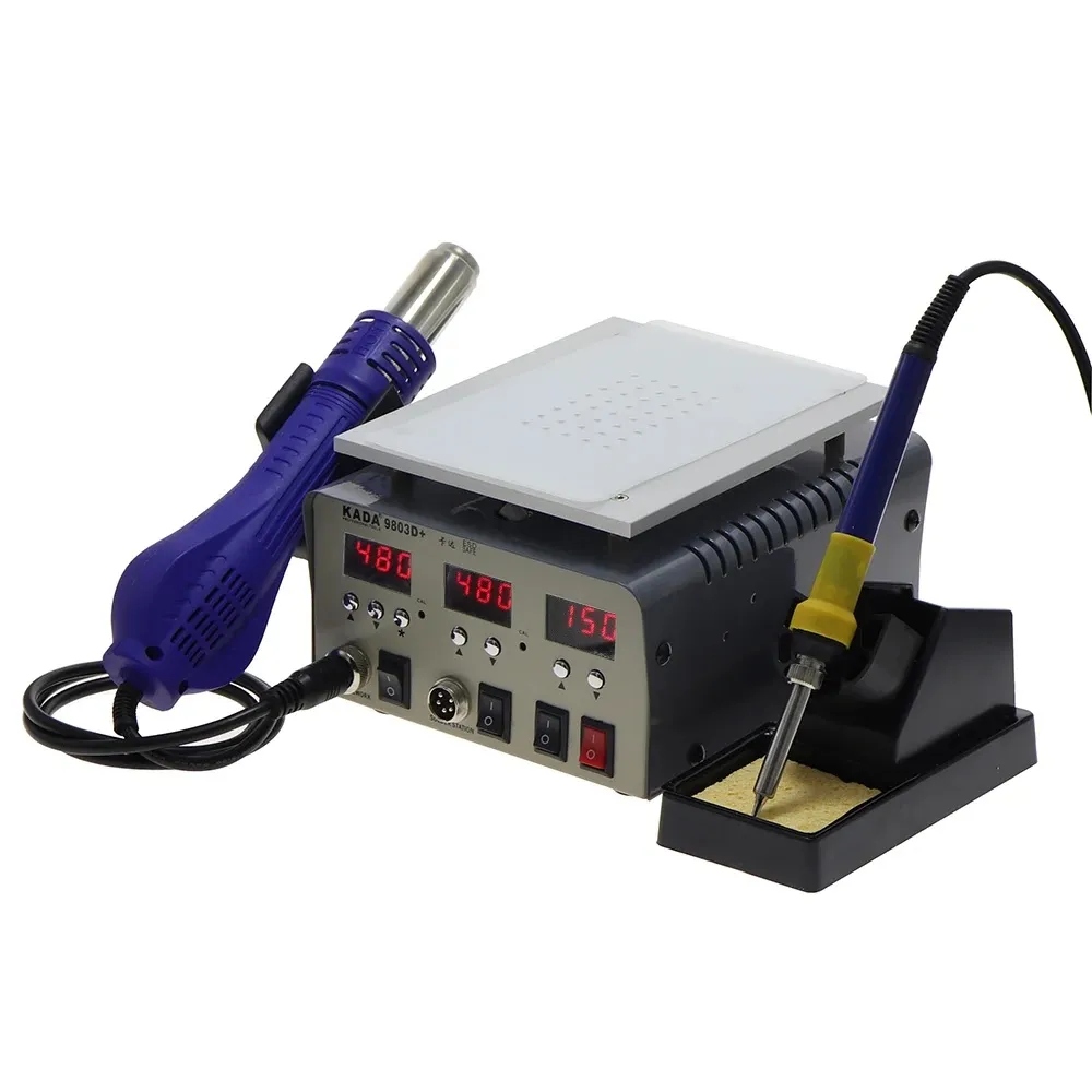 KADA 9803D plus LCD Touch Screen Separator Machine Hot Air Station Soldering Iron Station - 9803D+ - BuyAgain